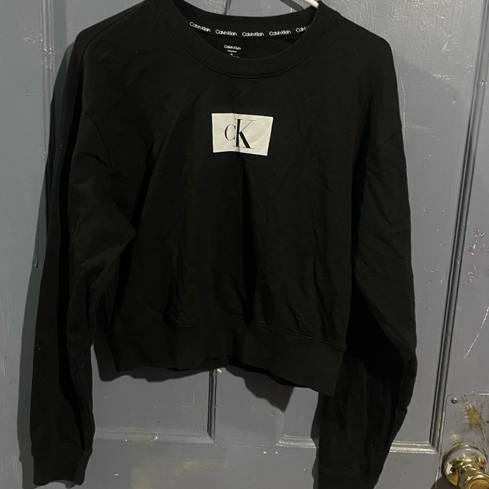 Calvin Klein Black Crew Neck Sweater